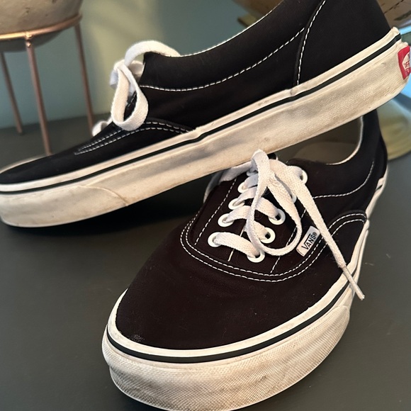 Vans Black and White Slip-On Shoes - Picture 4 of 9